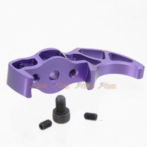 narcos airsoft charging handle for action army aap01 gbb purple