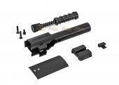 mafio airsoft sig x carry stainless steel slide kit for vfc sig air m18 gbb black