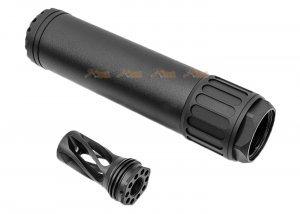 rgw hx qd 556 dummy silencer 14mm ccw black