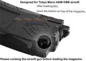 emg si 30rds akm gas airsoft magazine for marui gbb by g&p