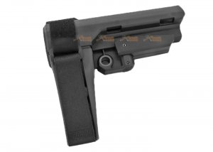 bjtac sb style pistol stock for m4 ar airsoft aeg gbbr black