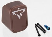 RGW VFC GBB Airsoft TT Magazine Extension for Umarex / VFC G17 Gen 3, Gen 4, Gen 5, G18c, G19 Gen 3, Gen 4, G19x, G45 GBB, RWA EXA GBB -Bronze