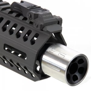 5ku sl -14mm ccw compensator for aeg and gbbr (silver)