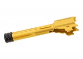 RGW SIG Sauer M18 GBB KI Threaded Barrel - Tin Gold (14mm CCW, Aluminum)