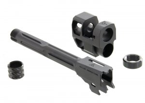 rgw vi velocity compensator with barrel for sig air vfc p320 black long