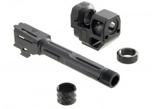 RGW VI Velocity Compensator with Barrel for SiG AIR/VFC P320 (BLACK) (short)