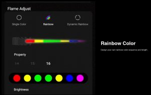 eshooter flare bt m tracer unit rgb rainbow color bluetooth fuction 